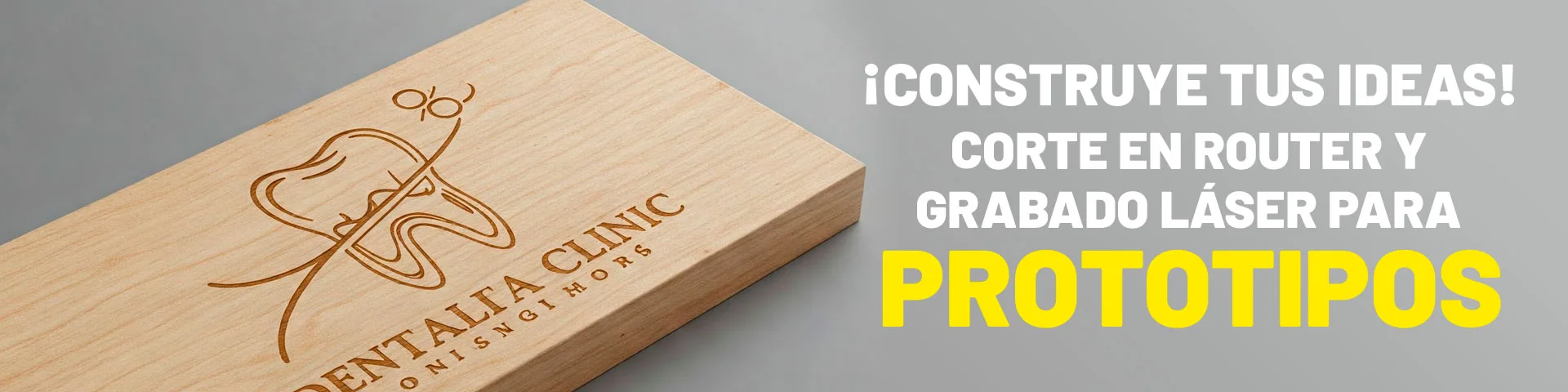 Corte CNC y grabado láser para maquetas